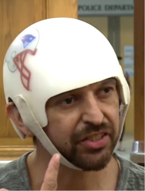 Man Shows Up In Court Wearing a Helmet Man Shows Up In Court Wearing a Helmet